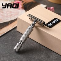 Beard Shaver 2026 Yaqi PILOT Stainless Steel Beard Shaver Safety Razor Holiday Friend Gifts And Giveaways