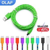 Olaf Micro USB Cable Fast Charging USB A To Micro USB Cable Mobile Phone Charger Data Cord For Samsung Huawei Xiaomi 0.5m-3m