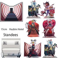 Anime Character Multi Layer Acrylic Creative Standees for Hazbin Hotel Alastor Lucifer Helluva Boss Ornament Collection Gift