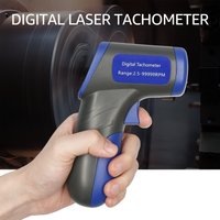 Digital Tachometer Laser Tachometer Handheld RPM Meter Speedmeter (2.5-99999RPM Measuring Range)