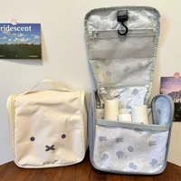 Kawaii Miffy Cute Versatile Handbag Women's Makeup Bag Multifunctional and Portable Toiletry Storage Bag Gift Toy for Girl