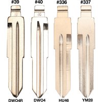 jingyuqin 10PCS/LOT Replace Smart Remote DWO4R/DWO4/HU46/YM28 Flip Car Key Blade For Opel For Chevrolet Uncut Key Blank Blade