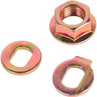 Motor Shaft Lock Nut Washer Hook Plate Kit for Kukirin G2 Max Master G3 Pro G4 Max Electric Scooter Anti-Loose Motor Screw Parts