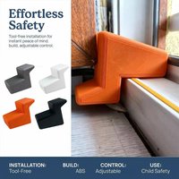 Heavy Duty Door Stopper Window Wedges Non Slip Balcony Window Door Wedge Easy Install for Home Office Bathroom Kitchen