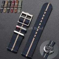 20 22 mm Nylonarmband für Tudor für Omega Uhrenarmband, gewebtes Canvas-Stoffband für Seiko Herren, Militär-Sport-Schnellverschluss-Armband