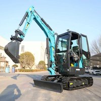 3.5 Ton Compact Mini Excavator Hydraulic Crawler for Home Use And Farm - New Small Digger with Free Delivery Direct from the Fac