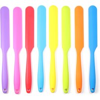 Leeseph Silicone Spatula, Heat Resistant Flexible Non-Stick, Slim Spatula,Best for Jars, Blender and More 9.6in/24.5cm