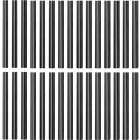 30pcs/Set 7mmx100mm(0.28''X0.39'' inch) Black Hot Melt Glue Sticks Craft Hand Repair Tools Glue Gun DIY Art Alloy