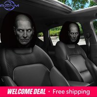Set of 2 Unique Car Headrest Covers Ideal for Enhancing Your Vehicle'S Interior Spooky Decorations for Halloween And Christmas