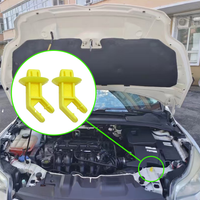 CV6Z-16828-A 2Pcs Front Bonnet Hood Support Prop Rod Stay Clips Car Fastener New For Ford Focus Escape 2013 - 2019 Kuga C-Max