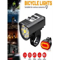 AliExpress SSET 9 LED Bicycle Headlight USB Rechargeable Bike Lamp Super Bright Handlebar Lights Outdoor Waterproof Cycling Front Light