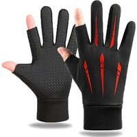 AliExpress Warm Gloves for Men Motorcycle Winter Windproof Gloves Water-Repellent Cycling Takeaway Touch Screen Fishing Non-slip Gloves
