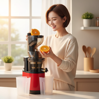 New Juicer Machines 3.15inch Slow Cold Press Juicer with Large Feed Chute Cold Press Juicers for Vegetables and Fruits
