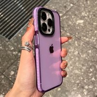 Luxury Transparent Case For iPhone 15 14 13 12 11 Pro Max 7 8 Plus X Xs Max XR Shockproof Clear Soft TPU Cover