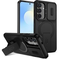 Armor Magnetic Bracket Case For Samsung Galaxy S26 Ultra S26 Plus S26Ultra S 26 Cases Slide Camera Protection Shockproof Cover