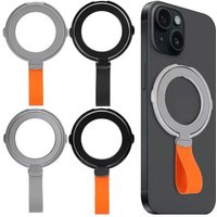 Mobile Phone Strong Magnetic Holder For Magsafe Rotating Phone Stand For iPhone 17 16 15 Xiaomi Portable Buckle Ring Phone Stand