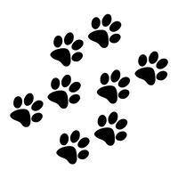 AliExpress NONE Funny Cat Paw Print Reflective Motorcycle Stickers Moto Bike Auto Helmet Body Windshield Decals Accessories For Honda Yamaha