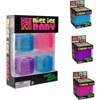 Needoh Mini Nice Ice Baby Teenie Size Ice Cube Fidget Toys Cool Cats Set TPR Anxiety Squeeze Balls Stress Relief Squish Gifts