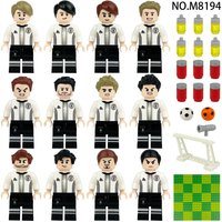 EuropeanfootballteamM8194cross-borderwholesaleminifigureschildrenassemblesmallparticlesbuildingblocktoysfootballdoor accessories
