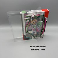 High quality PET transparent display box for Pokemen PTCG V Box ex Box US version protection box storage case