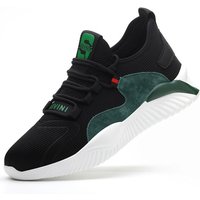 Lightweight All-Day Comfort Safety Shoes - Soft Sole Fashion Casual Work Sneakers for Long Standing-Fatigue Protective Footwear