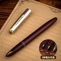New Hero 616/616S Fountain Pen EF/F/Bent 0.38 0.5MM Art Nib Beautiful Red Colors Writing Supplies Pens Stationery Office Pen