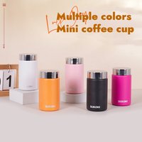 220ml/260ml Mini Stainless Steel 316 Thermos Mug Fashion Portable Pocket Vacuum Flask Coffee Tea Thermal Water Bottle Tumbler