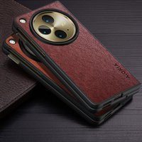 Case for Oneplus Open funda luxury vintage solid color pu leather cover for oneplus open case coque
