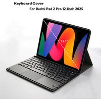 Touchpad Keyboard Case For Xiaomi Redmi Pad 2 Pro Case 12.1 Inch 2025 For Redmi Pro /POCO Pad 12.1 Inch Keyboard Cover Funda