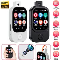 Portable Music Player BT5.4 HiFi Lossless Audio MP4 Walkman Touch Screen Built-in Speaker Recorder Camera Video Player FM E-book