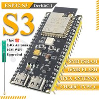 ESP32 S3 Development Board ESP32-S3-DevKitC-1 BT 2.4G Wifi Module for Arduino 8MB PSRAM 16MB FLASH N16R8 CH340C Type-C 42PIN