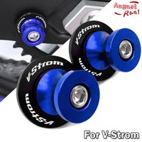 For Suzuki 2024 2023 2022 V-Strom 650 250 1050 XT VStrom 800DE DL650 DL1000 Motorcycle Swingarm Spools Rear Stand Screws Sliders