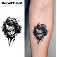 Dark Knight Temporary Tattoo,Lasts To 15 Days New Technology Magic Waterproof Semi Permanent Sticker.