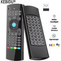 2.4GHz MX3 Air Mouse Wireless Mini Keyboard Voice Backlit Controller IR Learning Remote Control For PC Android TV Box Smart TV
