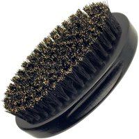 Men's Beard Comb, Premium Wooden Handle with Boar Bristles—Compact Size, Designed for Grooming Beards and Full Beards (Black)