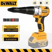 DeWalt Bezszczotkowa Elektryczna Nitownica Akumulatorowa 3.2-4.8mm Nitownica do Nitonakrętek Wiertarka Automatyczna Nitownica Narzędzie Elektryczne DCF401