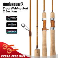 Hunthouse UL Trout Fishing Rod Spinning Casting Ultra Light Lure WT 0.2-0.8g 0.8-6g 1.65m 1.75m 1.85m Carbon Fiber 0.7mm Top