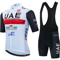 2024 Uae Cycling Jersey Set Short Sleeve Summer Ropa Ciclismo Cycling Clothing Mens MTB Road Bike Shirts Suit Bicycle Bib Shorts