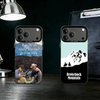 Movie B-Brokeback Mountain Phone Case For iPhone 17 16 15 14 13 12 11 Pro Max Plus Silver Matte Black Cover