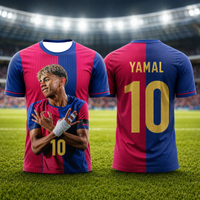 Lamine Yamal Fan Edition Commemorative Football Jersey For Kids Quick Dry Sweat Wicking Soccer T-Shirt For Sports Outdoor Wear