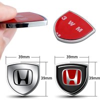Car Body Shield Emblem Badge Decorative Sticker Accessories For Honda Civic Accord CRV HRV Can City Fit Odyssey XRV Spirior Jazz