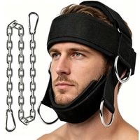 Neck Weight Lifter Head Trainer Adjustable Neck Exerciser for Neck Core Muscle Workout