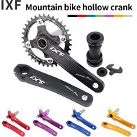 IXF Bicycle Crankset 104BCD MTB Bike Crank Hollowtech 170mm Integrated 32 34 36 38T Chainring Narrow Wide Chain Wheel BB68