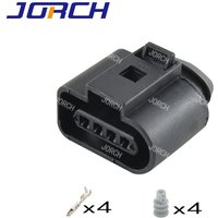5 Sets Kits 4 Pin Way VW Skoda VAG Automotive Coil Extension Adapter Wiring Harness Connector 1J0973704