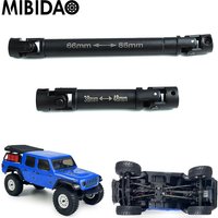 MIBIDAO Steel Drive Shaft Center Transmission Shaft for Axial SCX24 AXI00005 Gladiator 1/24 RC Crawler Car Model Upgrade Parts