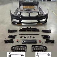 Front Rear Bumper Grille Side Skirts Tail Throat for BMW 4 Series F32 F33 F36 Modified to M4 Style Car Body Kit