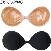 Women Chest Stickers Lift Up Nude Bra Invisible Bra Strapless Silicone Push Up Bralette Self Adhesive Sticky Bra