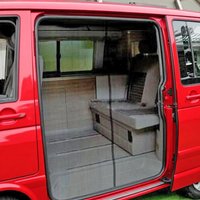 1 Set Anti-Mosquito Curtain FOR VW T5 T6 Car Sliding Door Magnetic Insect Mosquito Shading Fly Screen Net For Camper Interior