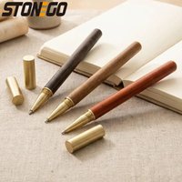 Wood Ballpoint Pens Rollerball Pen Writing Gifts High Quality Ball Point Pens Office Supplies