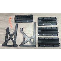 DIY Wall Display Bracket Building Block Wall Mount Holder for LEGO Empire Star Destroyer #75252